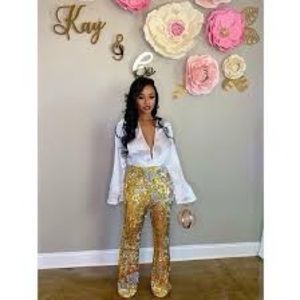 Sequin pants from Kay & Co